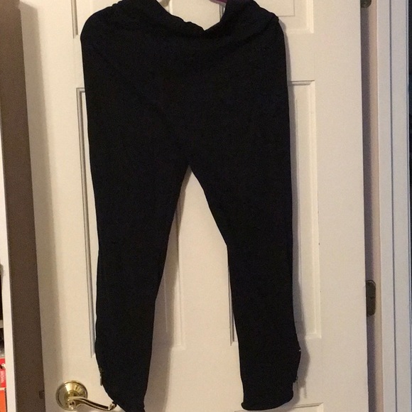 IMAN Pants - COPY - IMAN BLACK LEGGINGS, SZ 1X, EUC, zippered ankles, stretch waist,long and…